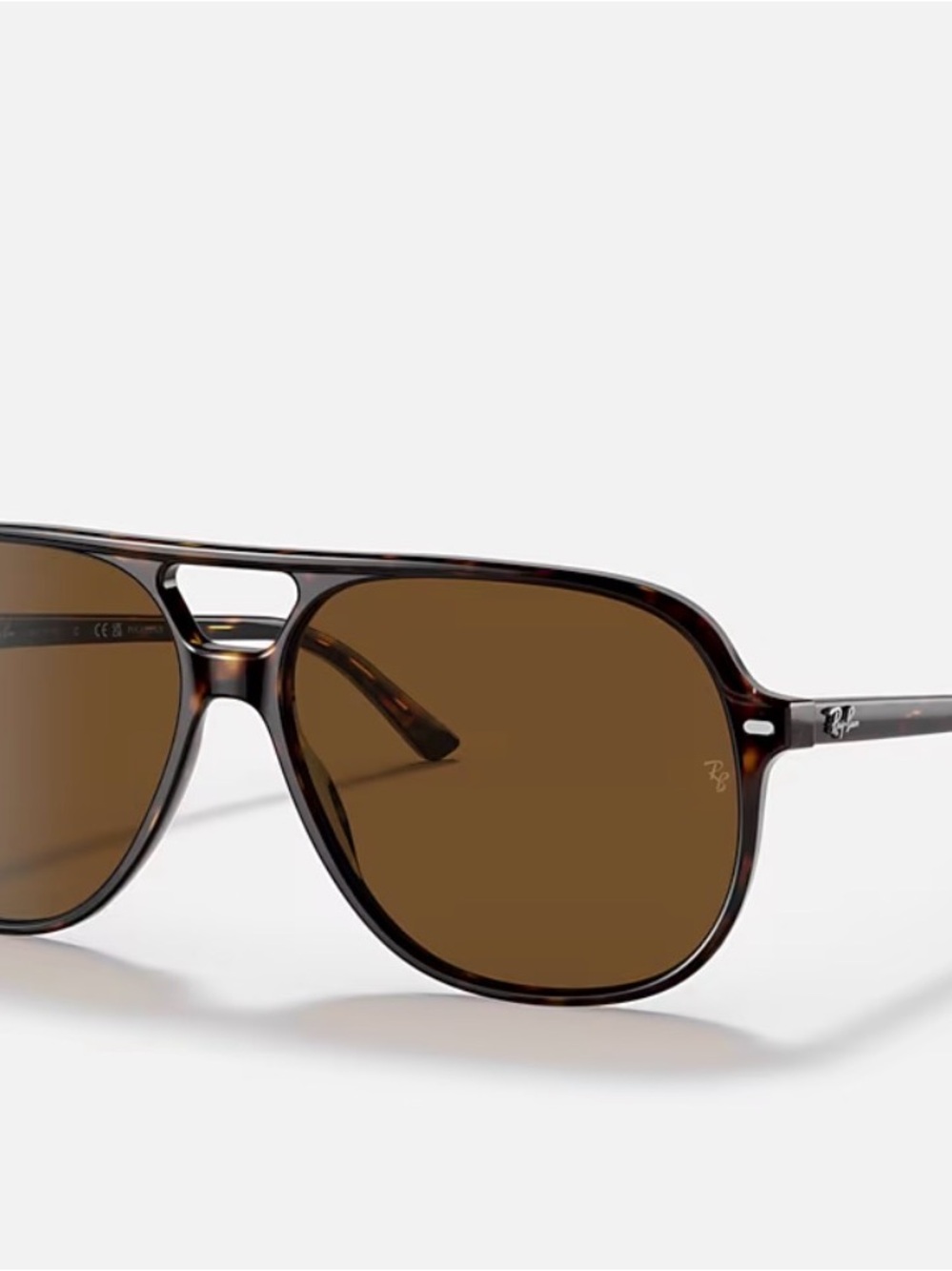 NWT Ray-Ban Men’s Bill Havana Polarized Lens in Brown